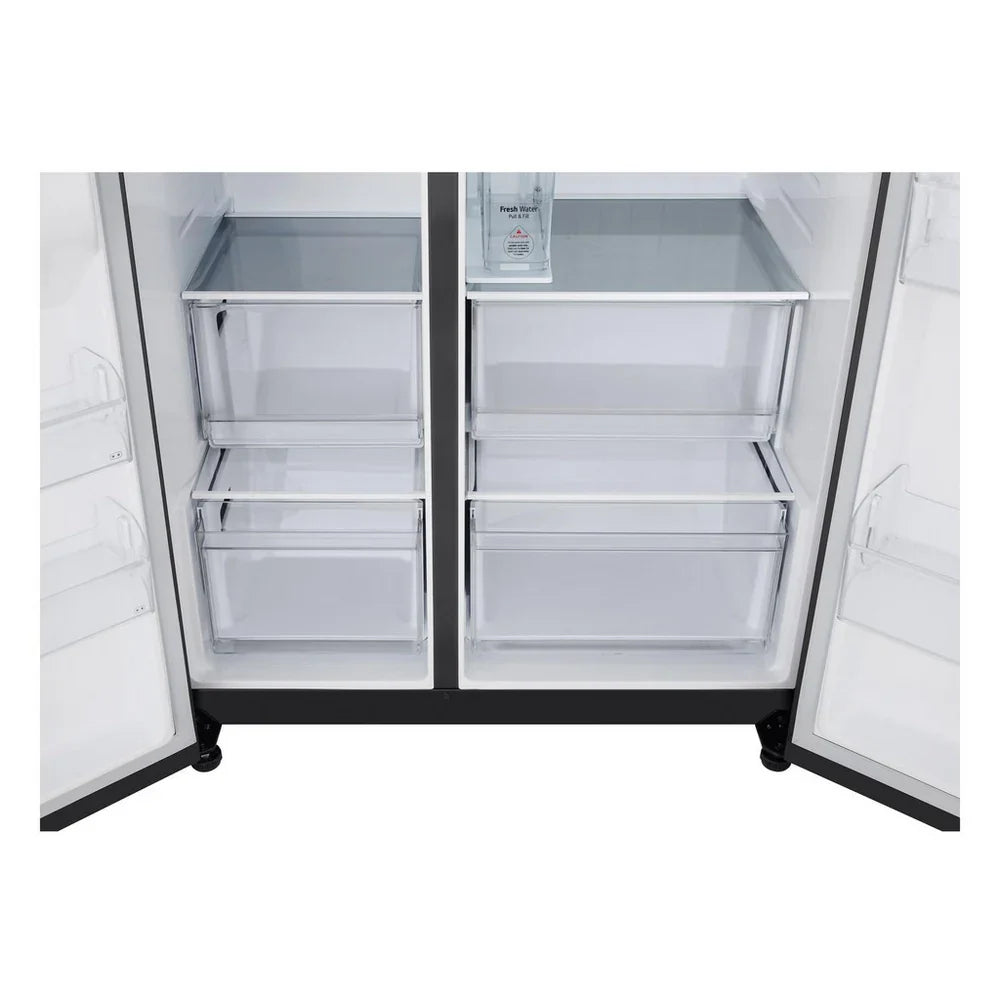 LG GSLC40EPPE 638L NatureFRESH Plumbed American Fridge Freezer Black
