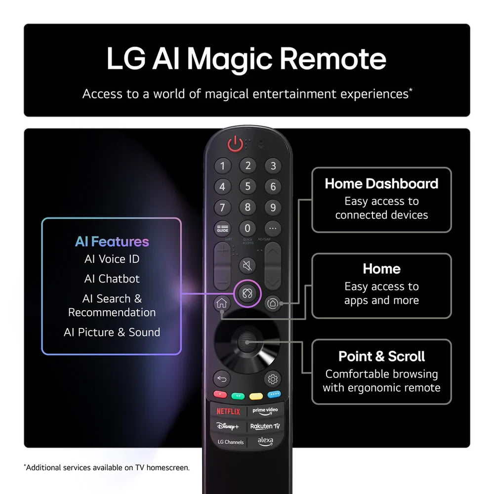 LG OLED48G56LS 48 Inch OLED evo AI G5 4K UHD HDR Smart TV with LG US70TY 3.1.1ch Soundbar Bundle