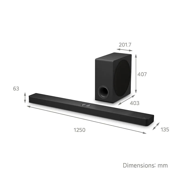 LG OLED55G54LW 55 Inch OLED evo AI G5 4K UHD HDR Smart TV with LG US90TY 5.1.3ch Soundbar Bundle