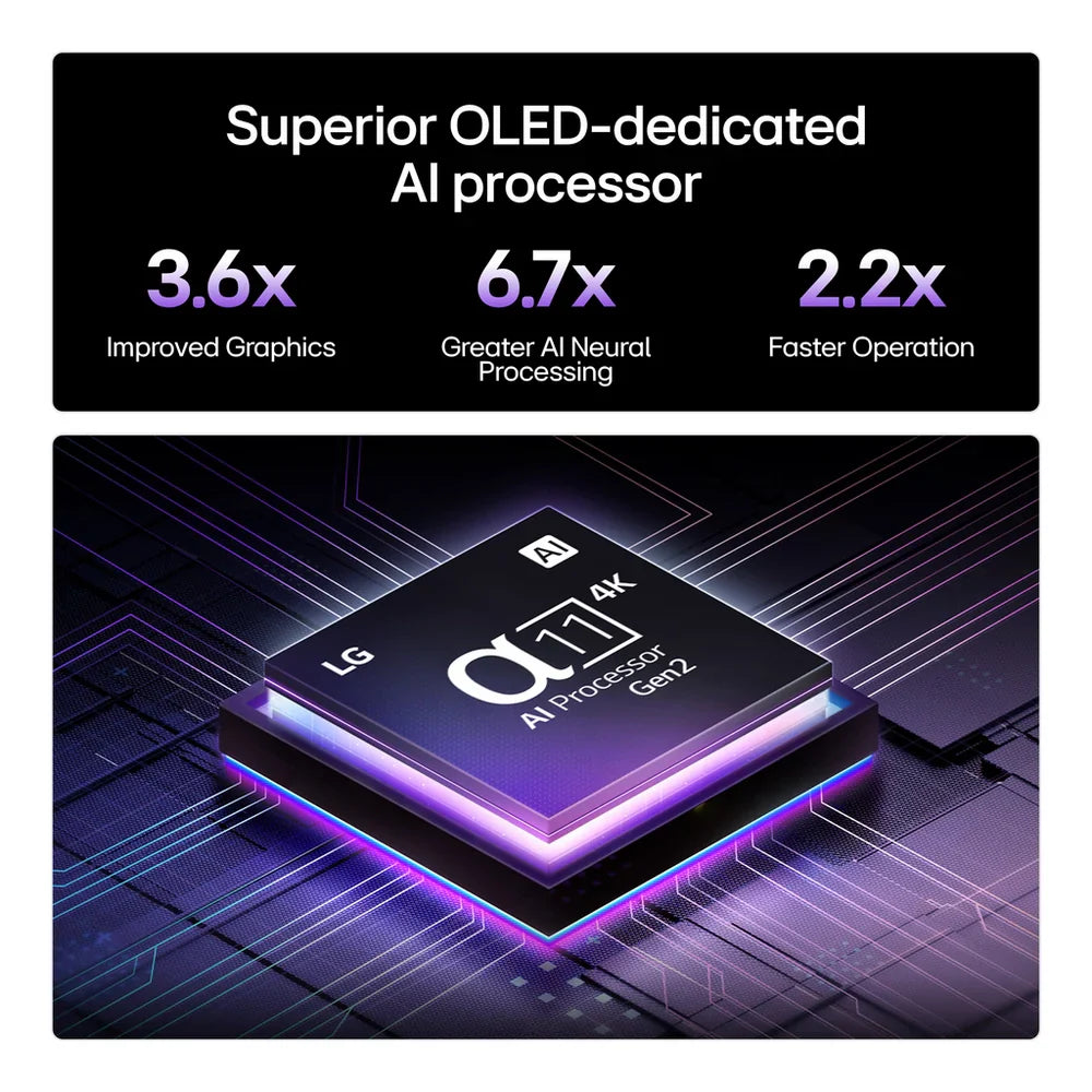 LG OLED55G56LS 55 Inch OLED evo AI G5 4K Ultra HD Smart TV