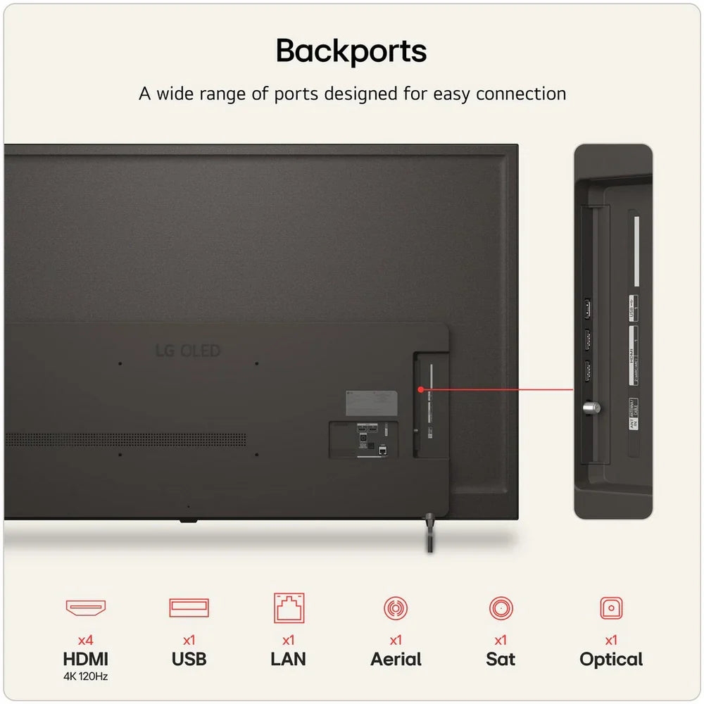 LG OLED65B6ELC 65 Inch OLED AI B6 4K Ultra HD HDR Smart TV 2026