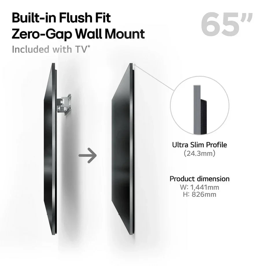 LG OLED65G54LW 65 Inch OLED evo AI G5 4K UHD HDR Smart TV with LG US90TY 5.1.3ch Soundbar Bundle