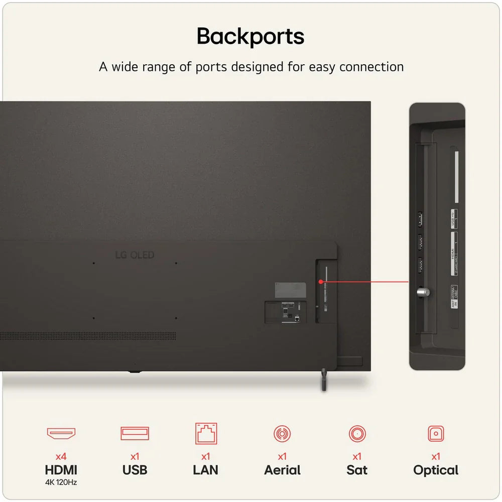 LG OLED77B6ELC 77 Inch OLED AI B6 4K Ultra HD HDR Smart TV 2026