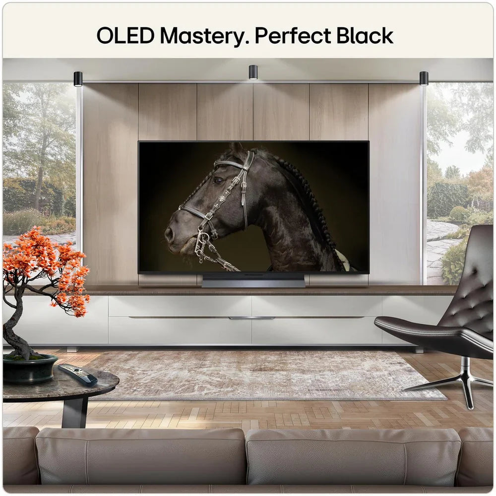 LG OLED77C66LB 77 Inch OLED evo AI C6 4K Ultra HD HDR Smart TV 2026