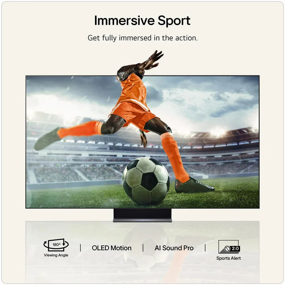 LG OLED83C66LB 83 Inch OLED evo AI C6 4K Ultra HD HDR Smart TV 2026