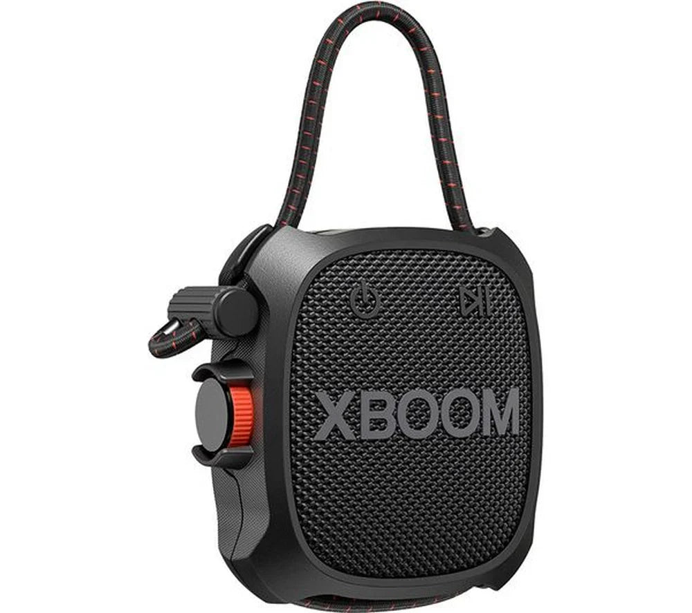 LG XG2T xboom Go Portable Wireless Speaker with Bluetooth Military Grade - Black