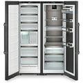 Liebherr Peak XRCBS5295 120cm 519L Freestanding No Frost Side by Side Fridge Freezer Black Steel