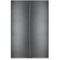 Liebherr XRFBD5220 677L Freestanding No Frost Black Side by Side Fridge Freezer in Black Steel