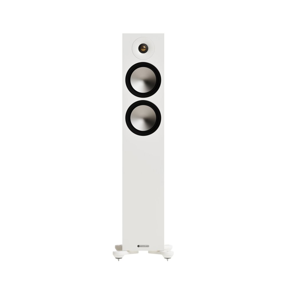 Marantz CINEMA 70s 7.2 Channel AV Receiver Silver with Monitor Audio Bronze 300 7G 5.1 Speaker Package White