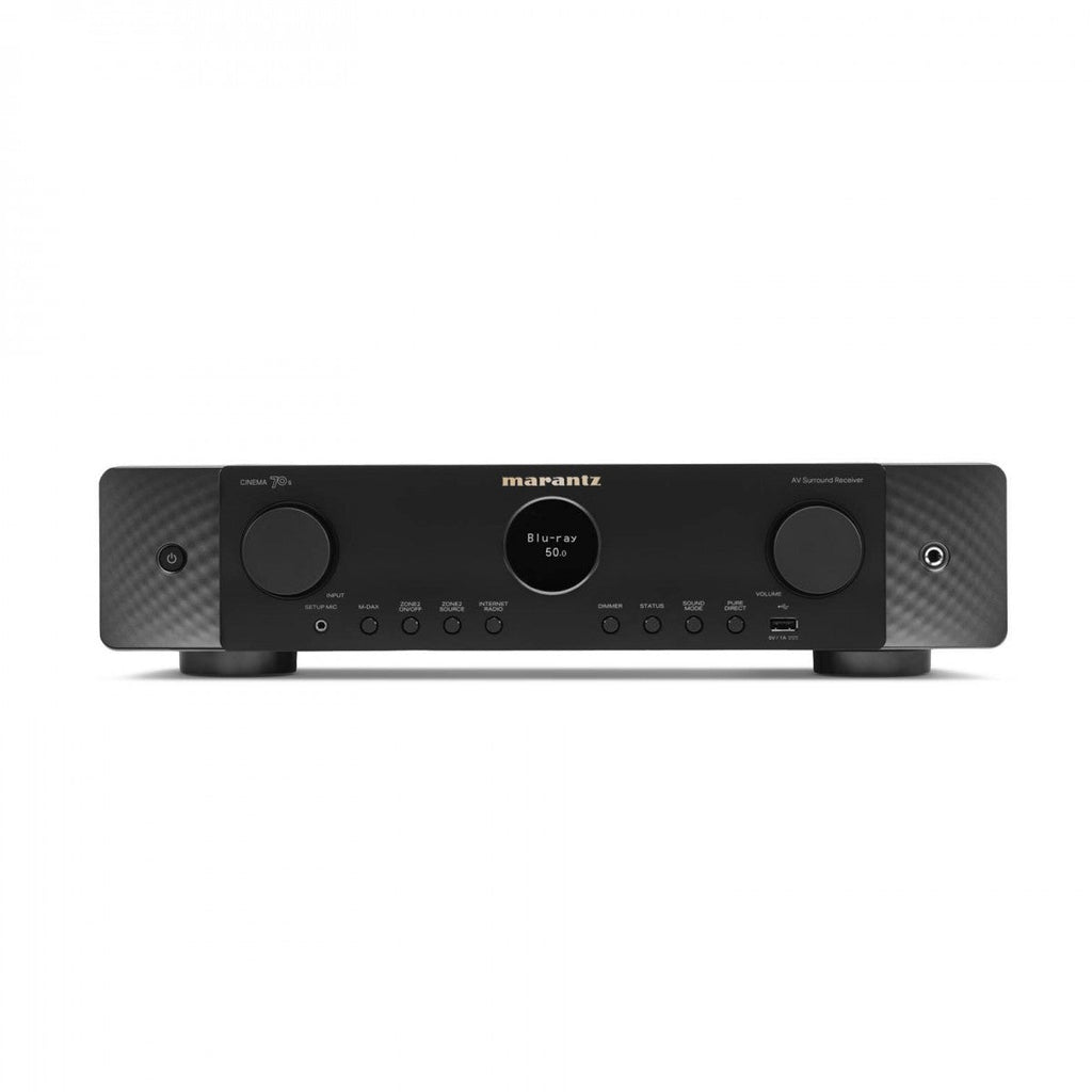 Marantz CINEMA 70s 7.2 Channel AV Receiver with Monitor Audio Bronze 300 7G 5.1 Speaker Package Black