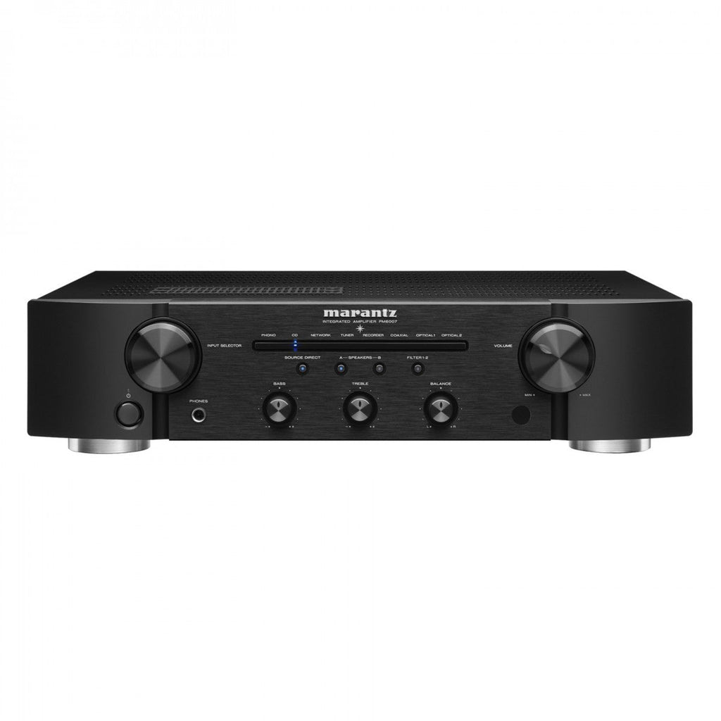 Marantz PM6007 Integrated Amplifier with JBL Stage 250B Bookshelf Speakers Pair Black HiFi Package