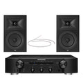 Marantz PM6007 Integrated Amplifier with JBL Stage 250B Bookshelf Speakers Pair Black HiFi Package