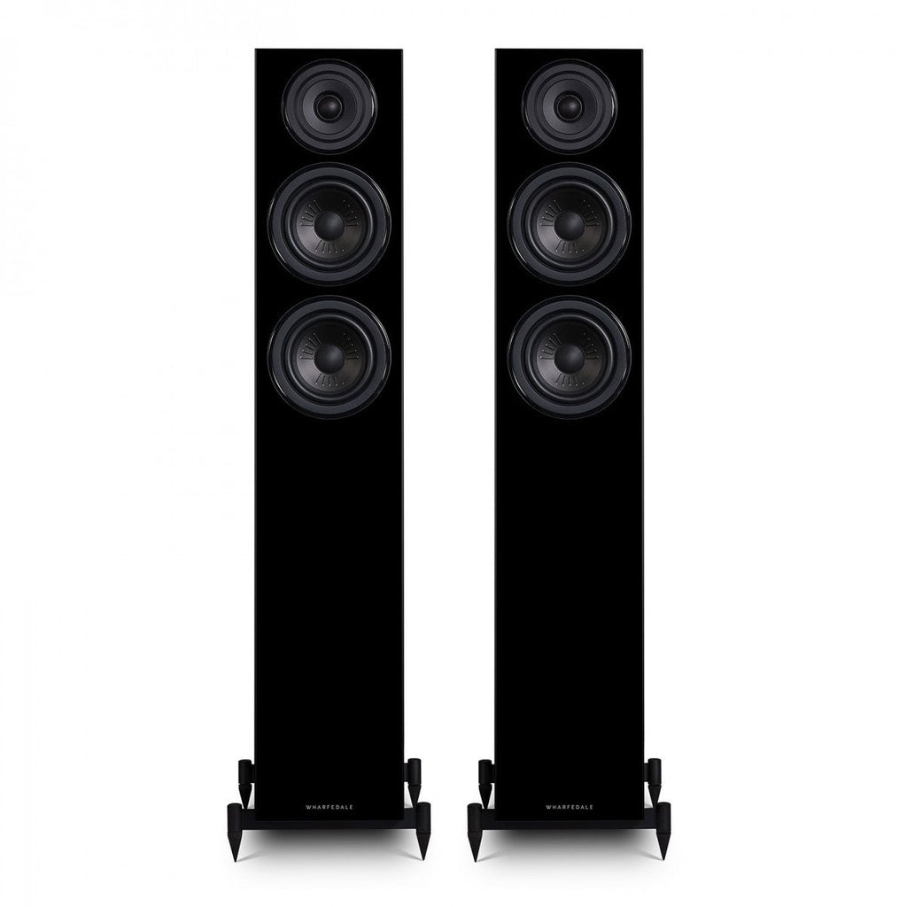Marantz PM6007 Integrated Amplifier with Wharfedale Diamond 12.3 Floorstanding Speakers Pair Black HiFi Package
