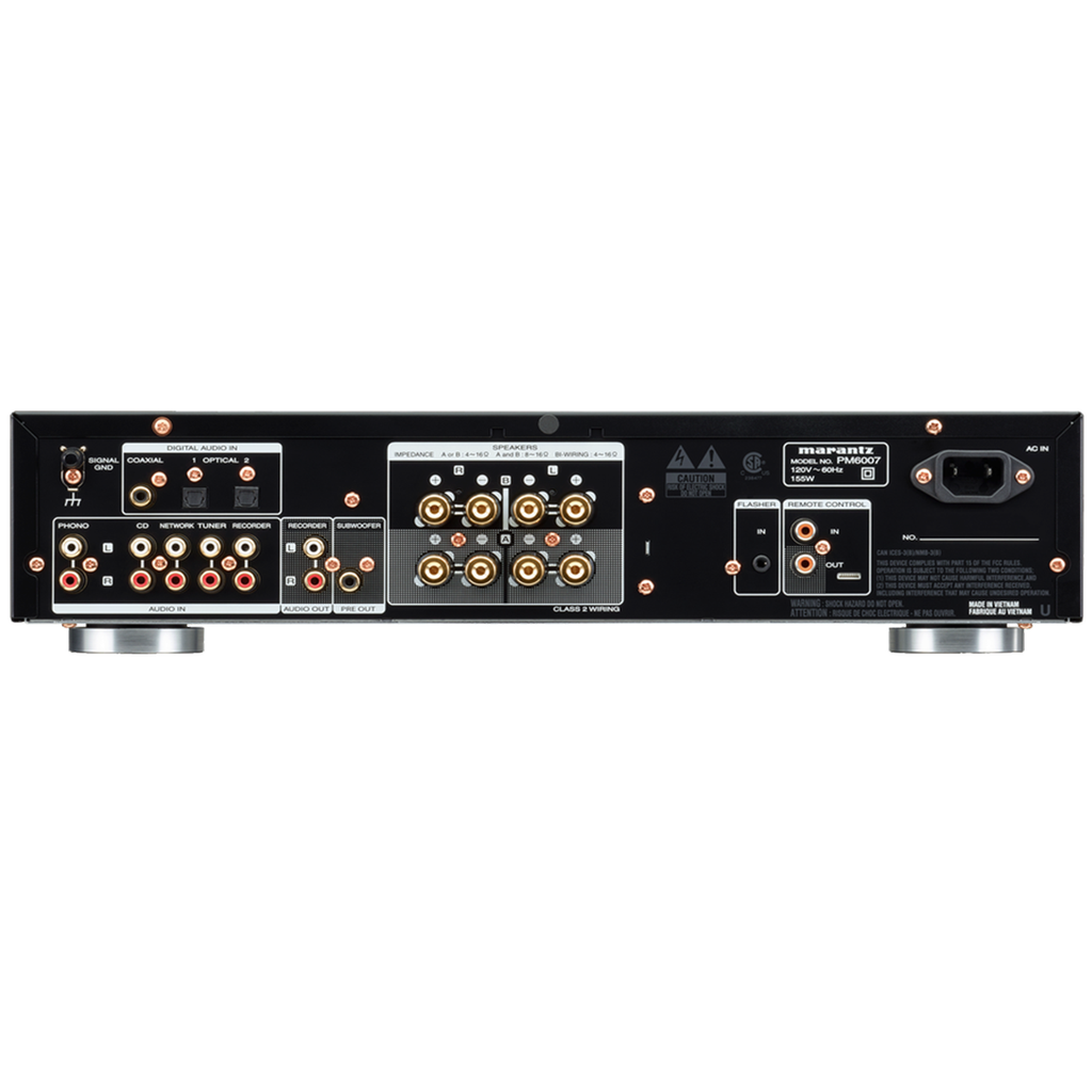 Marantz PM6007 Integrated Amplifier With Q Acoustics Q3020c Bookshelf Speakers Satin Black Pair HiFi Package