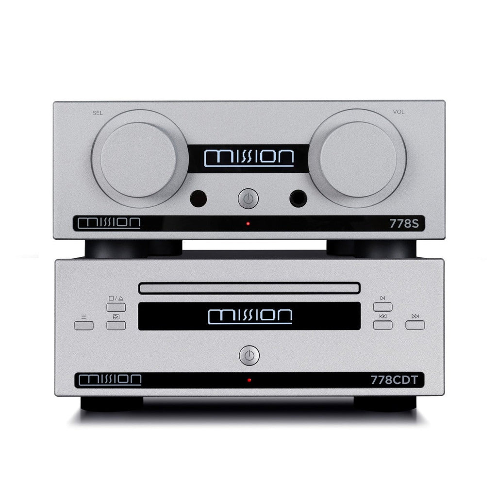 Mission 778S Network Music Streamer and 778CDT CD Transport Hi-Fi Bundle - Silver