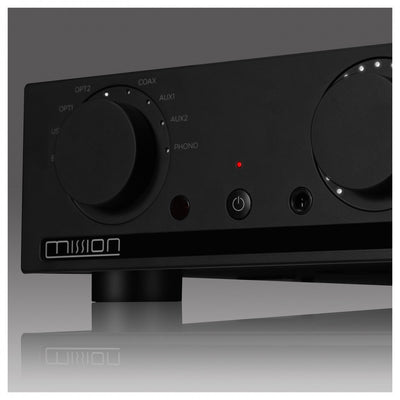 Mission 778X Integrated Amplifier Black with Wharfedale Diamond 12.2i Bookshelf Speakers Walnut Pair Hifi Package