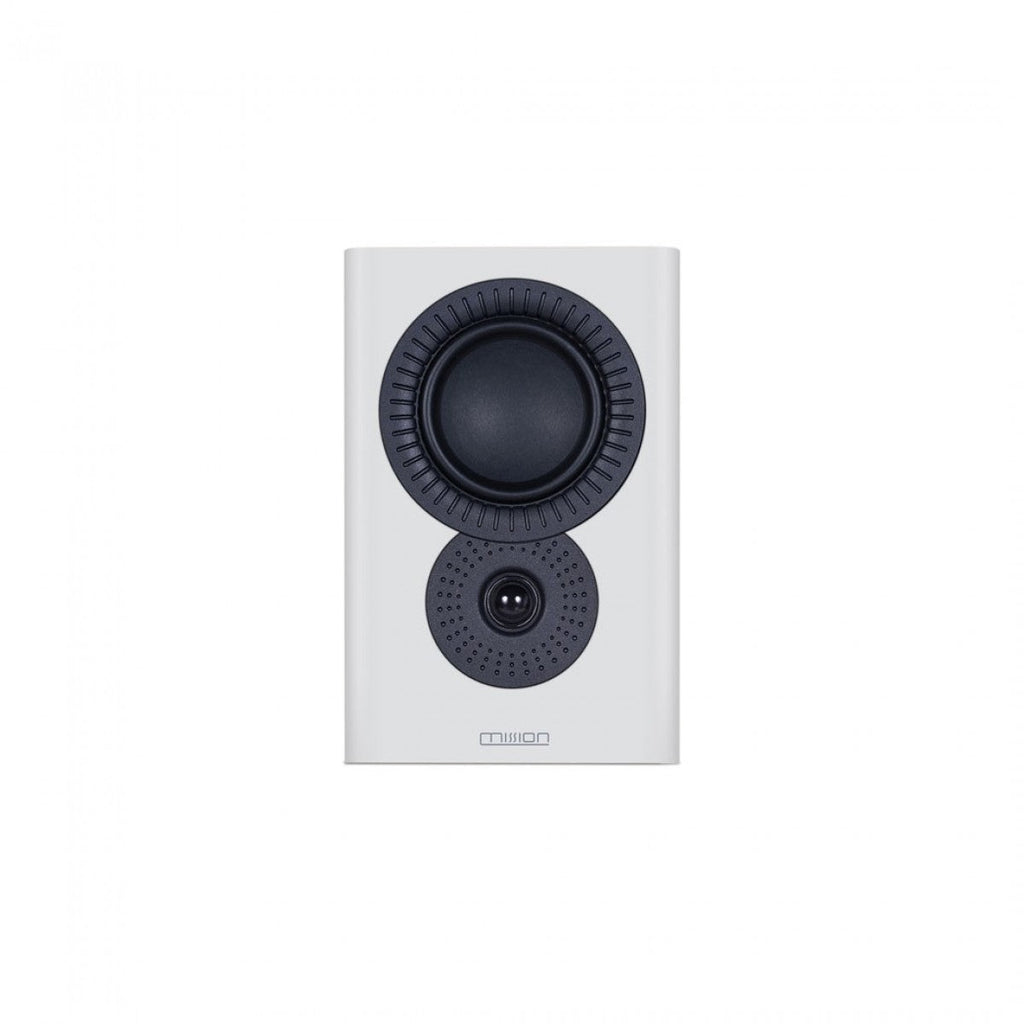 Mission 778X Integrated Amplifier Silver with LX-2 MKII Bookshelf Speakers White Pair HiFi Package