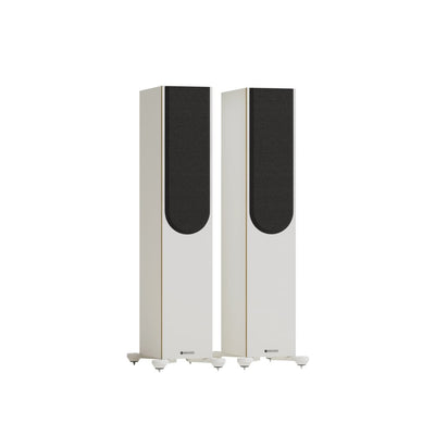Mission 778X Integrated Amplifier Silver with Monitor Audio Bronze 300 7G Floorstanding Speakers White Pair HiFi Package