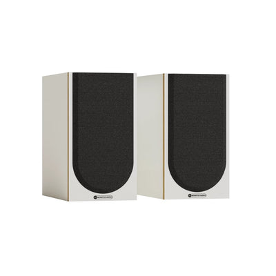 Mission 778X Integrated Amplifier Silver with Monitor Audio Bronze 50 7G Bookshelf Speakers White Pair HiFi Package