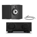 Mission 778X Integrated Amplifier with Bowers & Wilkins 606 S3 Standmount Speakers Pair - Black