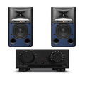 Mission 778X Integrated Amplifier with JBL 4309 Studio Monitor Bookshelf Speakers Pair - Black