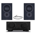 Mission 778X Integrated Amplifier with LX-2 MKII Bookshelf Speakers Pair HiFi Package - Black