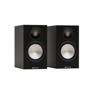 Mission 778X Integrated Amplifier with Monitor Audio Bronze 50 7G Bookshelf Speakers Pair HiFi Package - Black