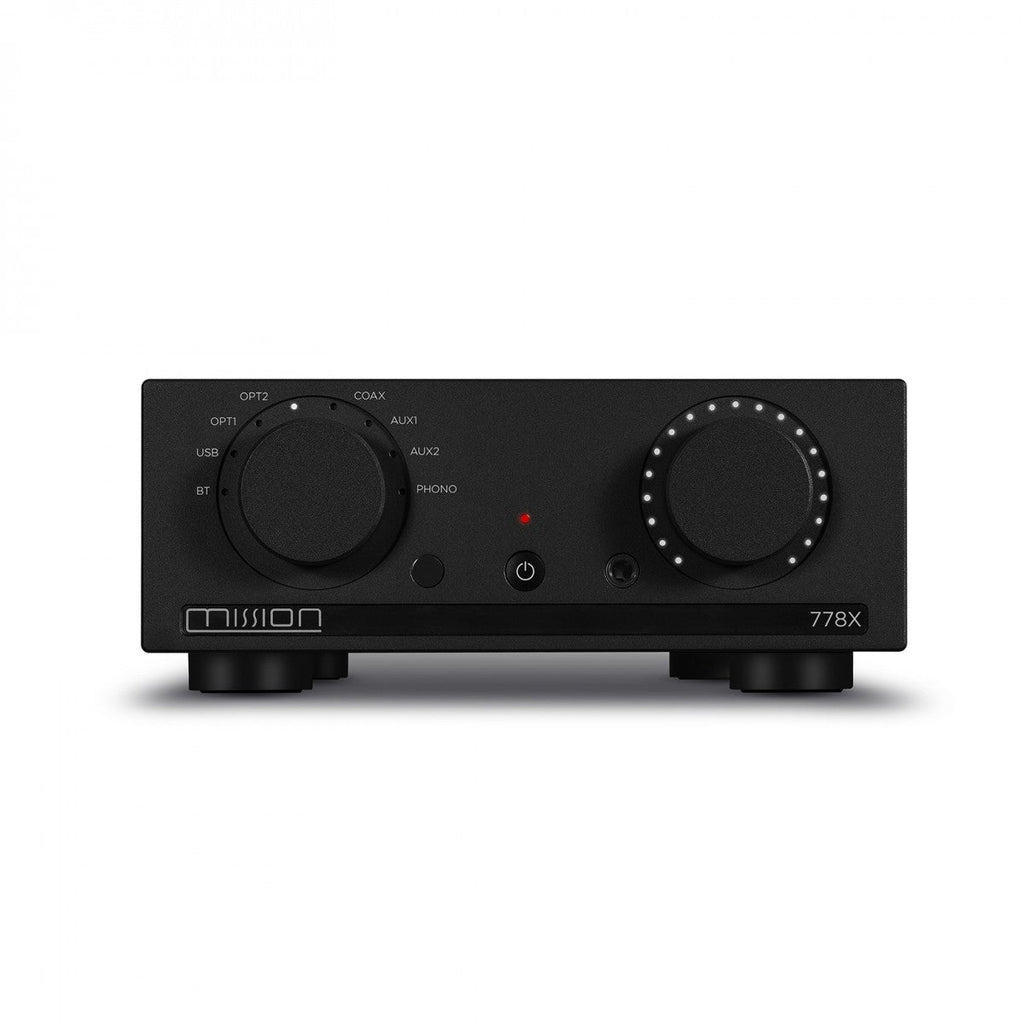 Mission 778X Stereo Amplifier and 778CDT CD Transport HiFi Bundle - Black
