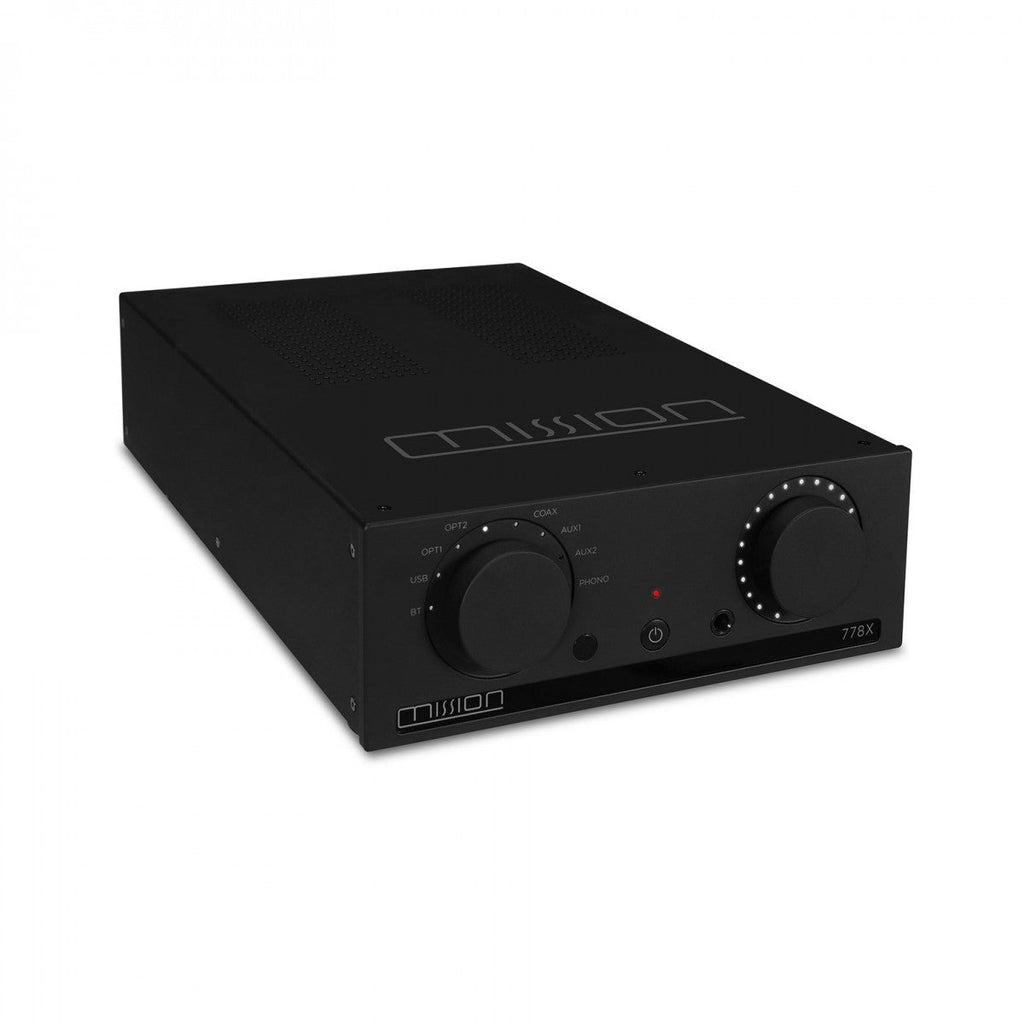 Mission 778X Stereo Amplifier and 778CDT CD Transport HiFi Bundle - Black