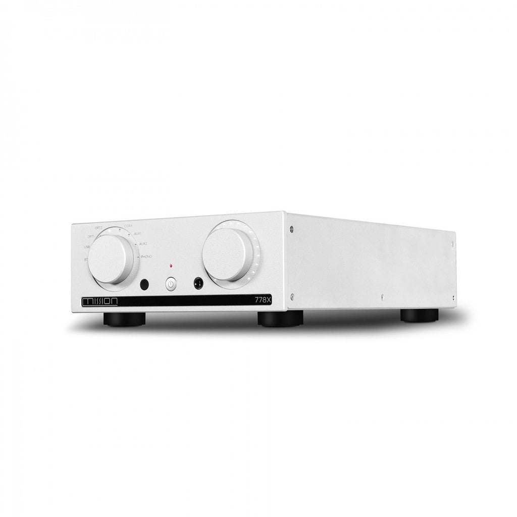 Mission 778X Stereo Amplifier and 778CDT CD Transport HiFi Bundle - Silver