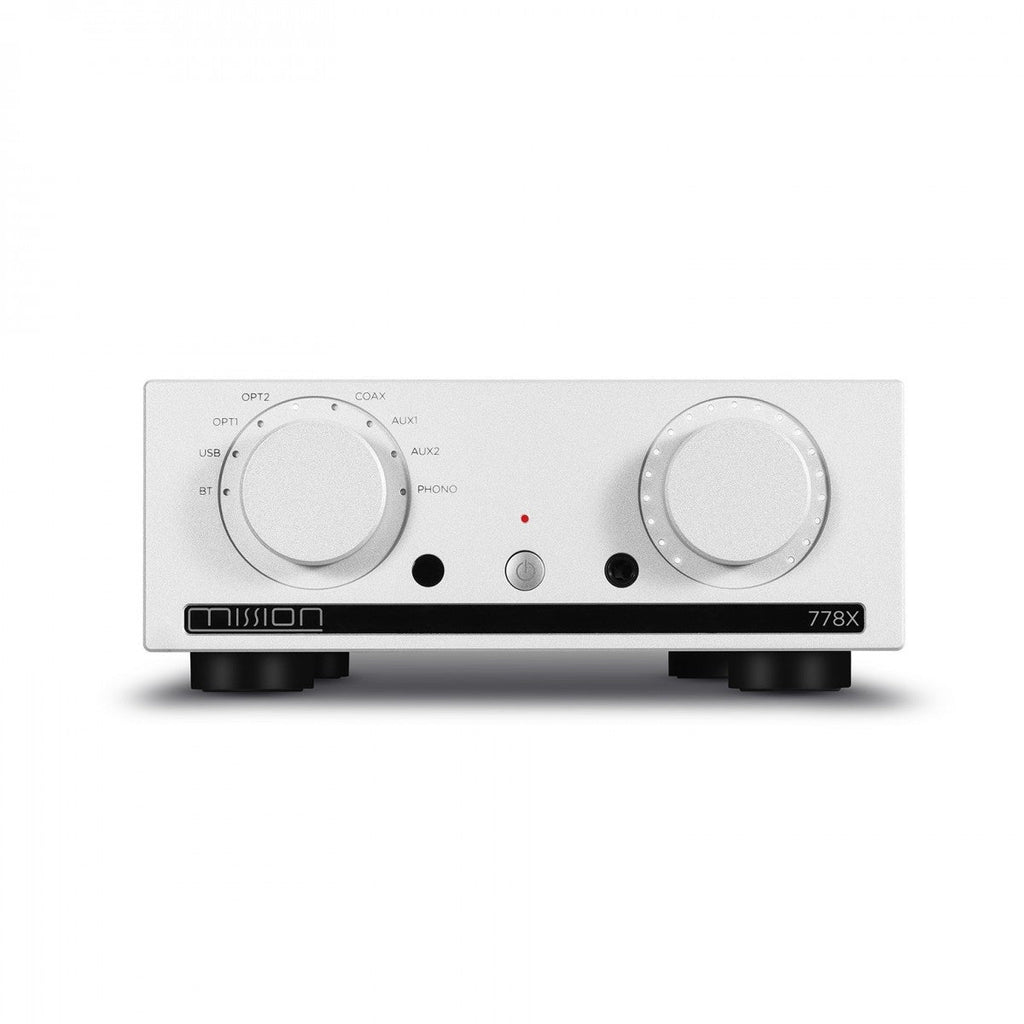 Mission 778X Stereo Amplifier and 778CDT CD Transport HiFi Bundle - Silver