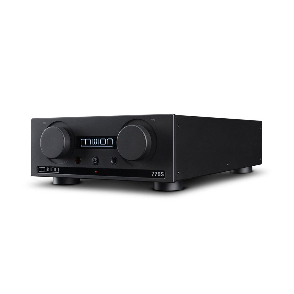 Mission 778X Stereo Amplifier with 778S Streamer and 778CDT CD Transport Bundle - Black