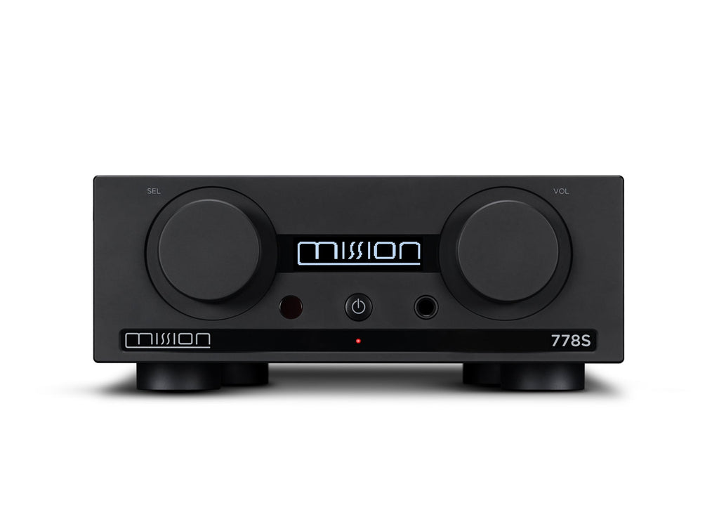 Mission 778X Stereo Amplifier with 778S Streamer Bundle - Black
