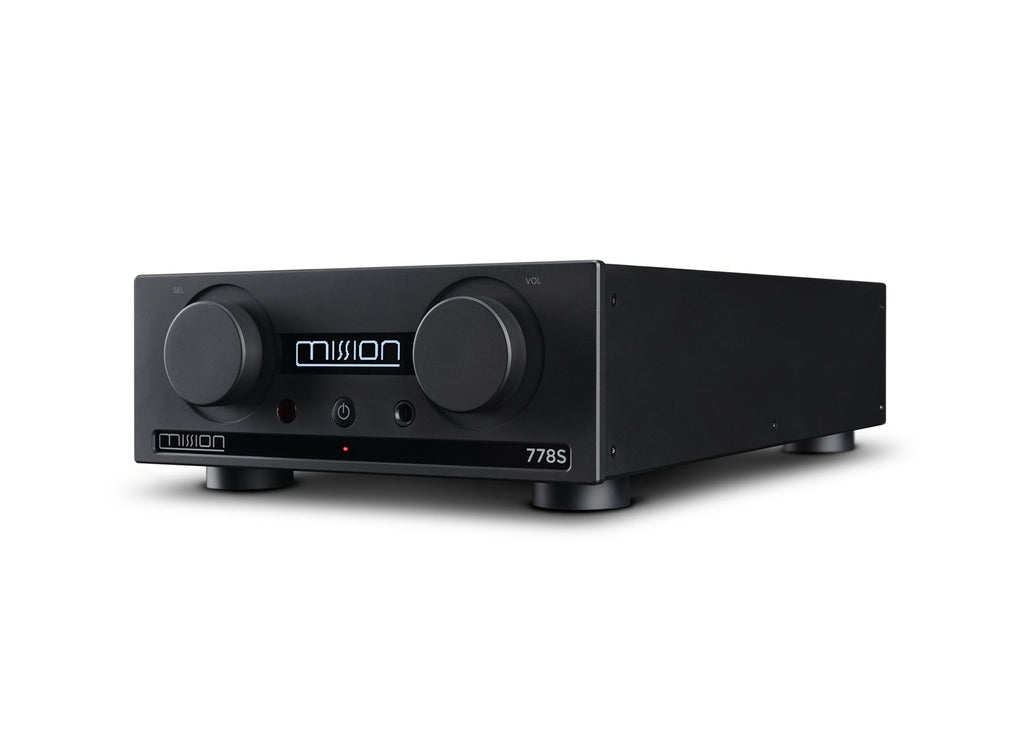 Mission 778X Stereo Amplifier with 778S Streamer Bundle - Black
