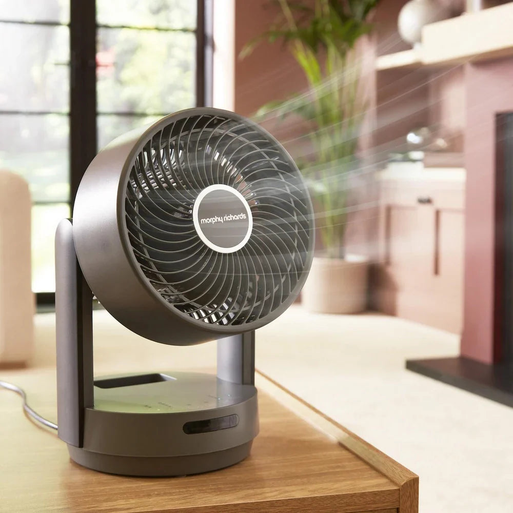 Morphy Richards 820002 Air Flex 6 Inch Circulating Desktop Fan with Remote Control Grey