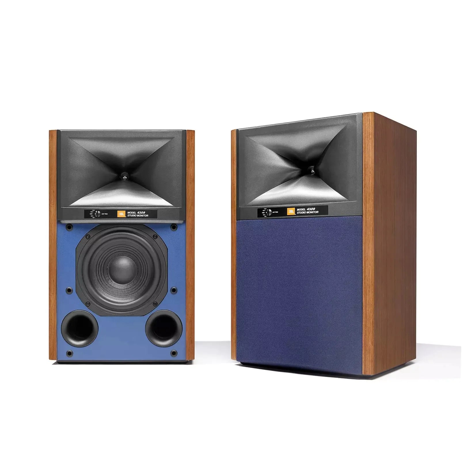 Musical Fidelity B1xi Integrated Amplifier with JBL 4309 Studio Monitor Bookshelf Speakers Walnut Pair