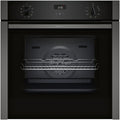 Neff B3ACE4AG3B N50 Slide and Hide 60cm Built In Electric Single Oven Graphite Grey A+ Rated