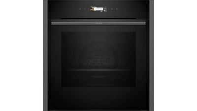 Neff B54CR71G0B N70 Slide and Hide Built-In Electric Single Oven Graphite Grey