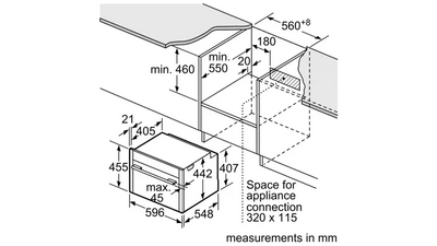 Neff C24MT73G0B N90 Built-In Compact Oven with Microwave Function