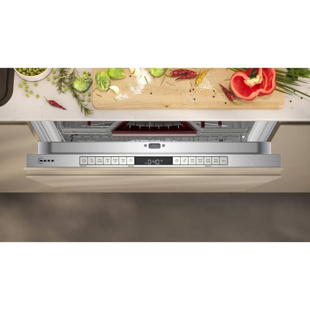 Neff S195HCX02G N50 Fully Integrated Dishwasher 60 cm with 14 Place Settings