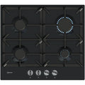 Neff T26CIP8S0 N70 Flame Select 60cm Black Enamel Gas Hob