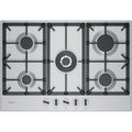 Neff T27CIQ8N0 N70 Flame Select 75cm Stinless Steel Gas Hob