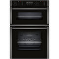 Neff U2ACH7AG7B N50 Built in Self Cleaning Electric Double Oven Graphite