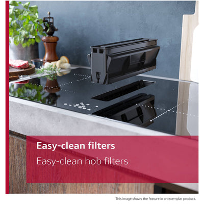 Neff V57THQ4L0 70cm Induction Hob with Integrated Ventilation System