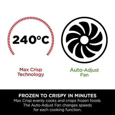 Ninja 6 in 1 Dual Zone Air Fryer 7.6L DZ300UK - Gun Metal Grey