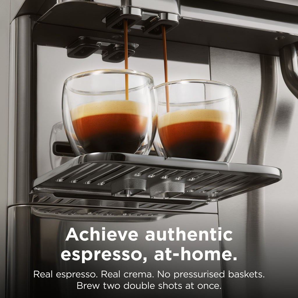 Ninja AE1001UK AutoBarista Automatic Espresso Coffee Machine - Black/Stainless Steel