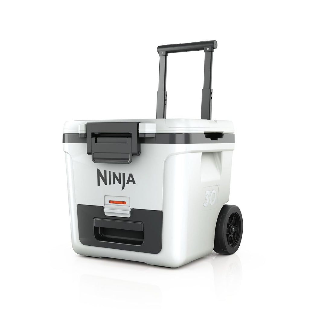 Ninja FB230UKWH FrostVault 30QT 28L Wheeled Cooler with Dry Zone Cloud White