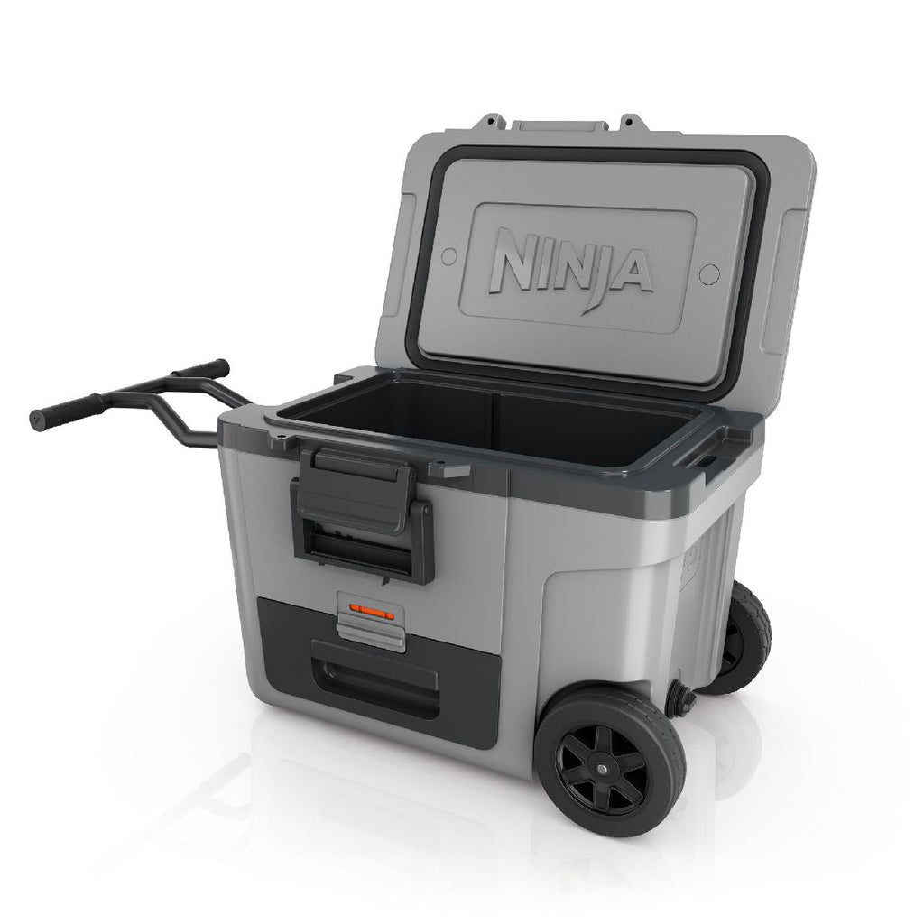 Ninja FB245UKGY FrostVault 45QT 42L Wheeled Cooler with Dry Zone Slate Grey