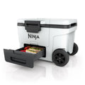Ninja FB245UKWH FrostVault 45QT 42L Wheeled Cooler with Dry Zone Cloud White