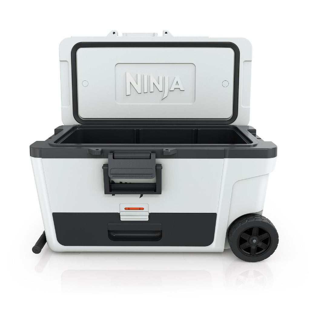 Ninja FB265EUUKWH FrostVault 65QT 61L Wheeled Cooler with Dry Zone Cloud White